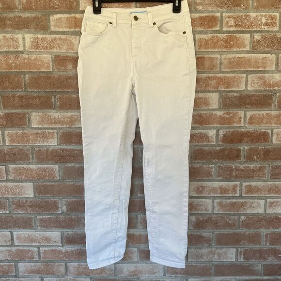 Draper James White Tootsie Skinny Jeans Size 28 - Picture 1 of 9